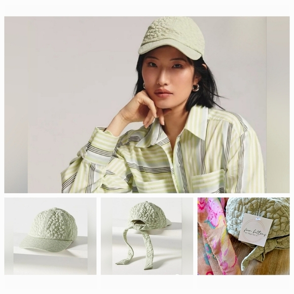 Anthropologie San Diego Hat Co. Embroidered Floral Cap ☘️ - Picture 1 of 6
